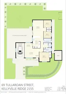 Floorplan of Homely house listing, 69 Tullaroan St, Kellyville Ridge NSW 2155