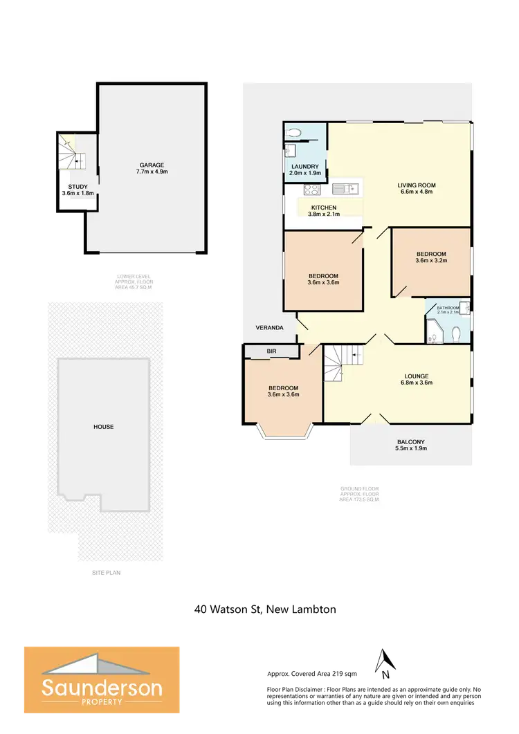 Floorplan of Homely house listing, 40 Watson St, New Lambton NSW 2305
