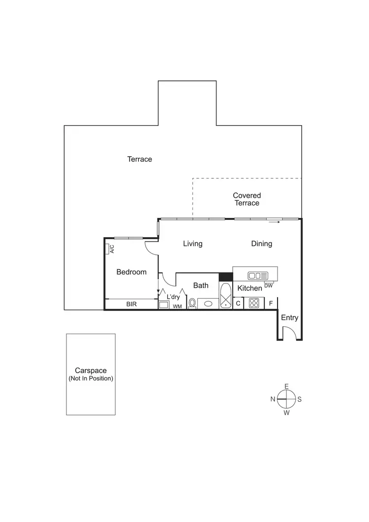 Floorplan of Homely apartment listing, B410/55 Bay Street, Port Melbourne VIC 3207
