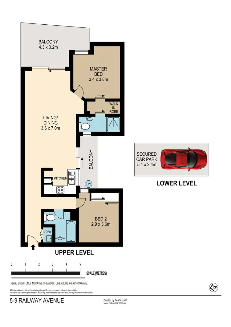 Floorplan of Homely apartment listing, 5/9 Railway Ave St, Indooroopilly QLD 4068