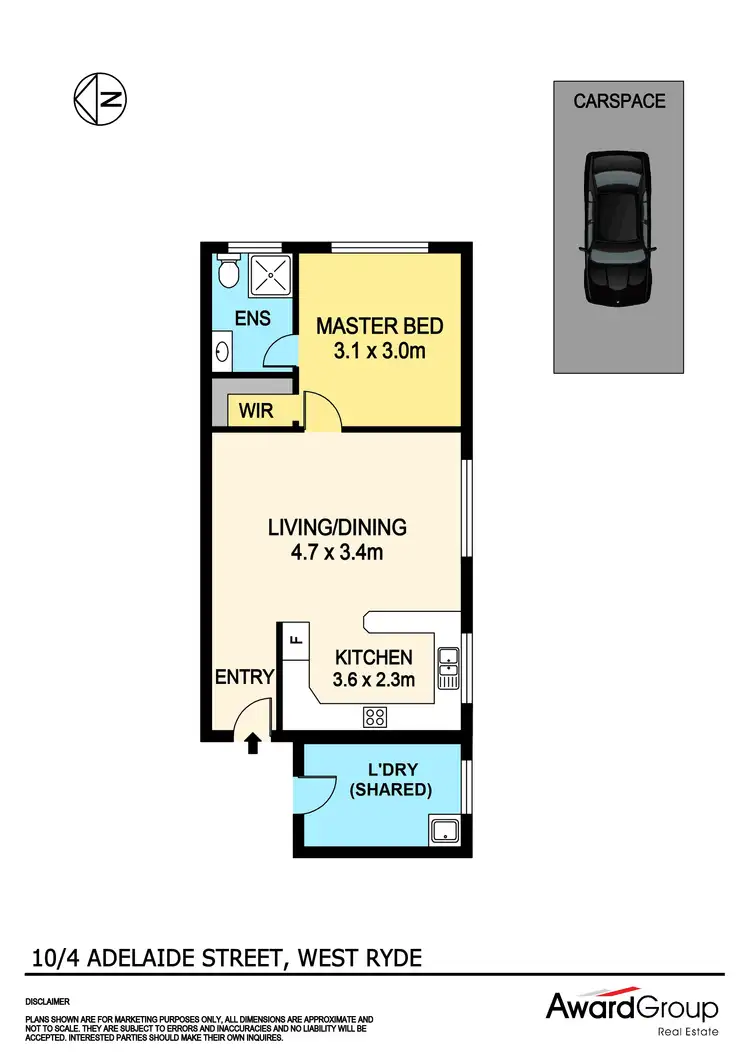 Floorplan of Homely unit listing, 10/4 Adelaide Street, West Ryde NSW 2114