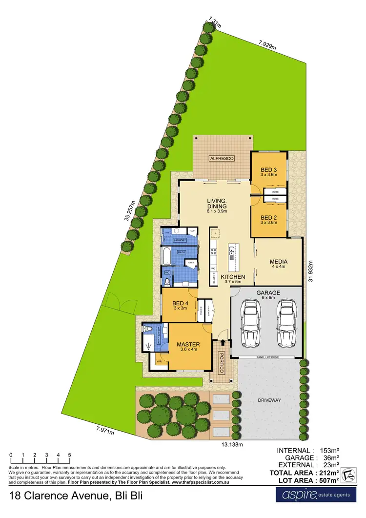 Floorplan of Homely house listing, 18 Clarence Avenue, Bli Bli QLD 4560