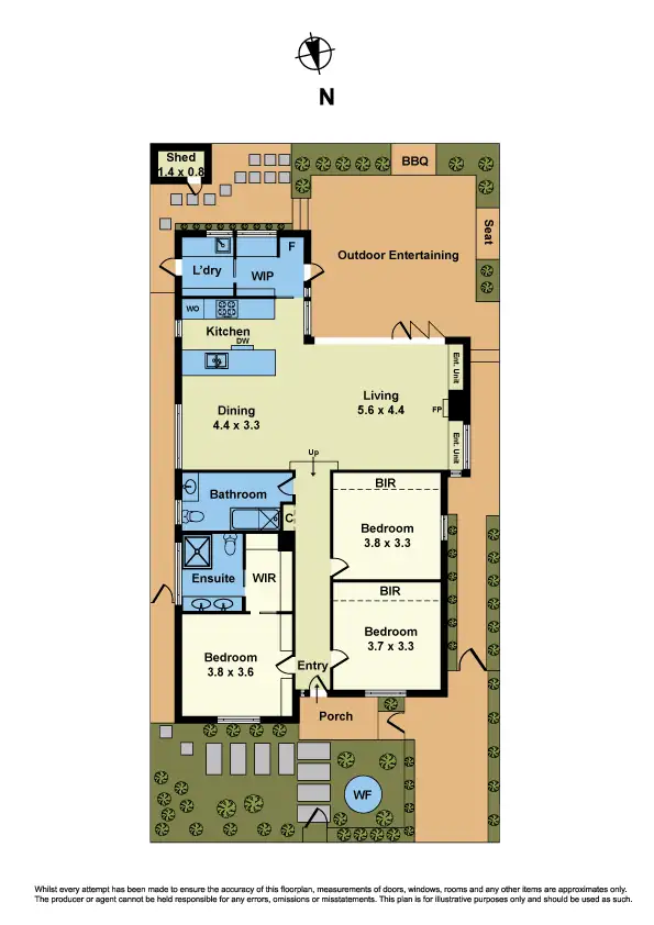 Floorplan of Homely house listing, 65 Ovens Street, Yarraville VIC 3013