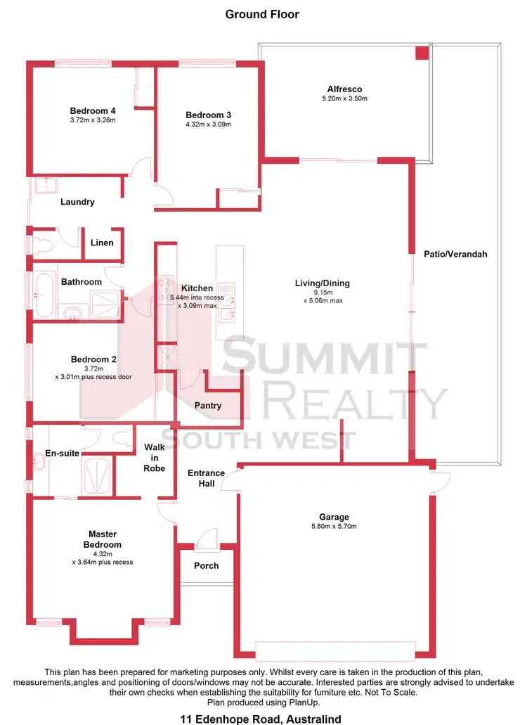 Floorplan of Homely house listing, 11 Edenhope Road, Australind WA 6233