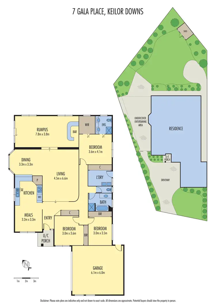 Floorplan of Homely house listing, 7 Gala Place, Keilor Downs VIC 3038