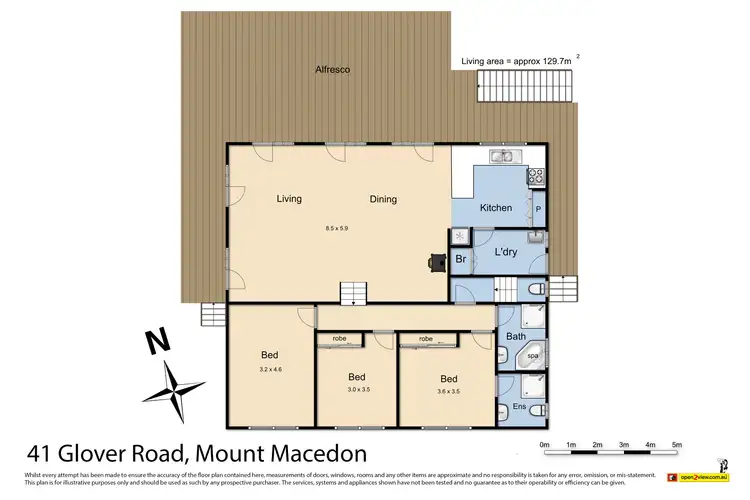 Floorplan of Homely house listing, 41 Glover Road, Mount Macedon VIC 3441