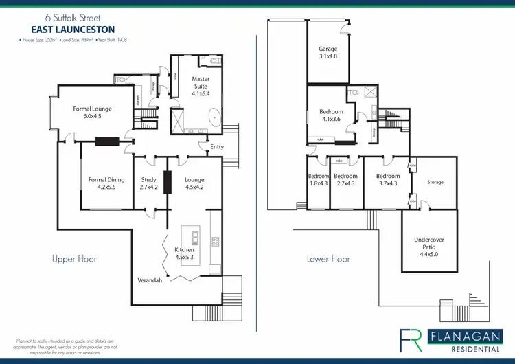 Floorplan of Homely house listing, 6 Suffolk Street, Newstead TAS 7250