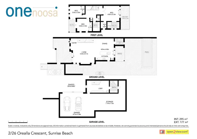 Floorplan of Homely semi-detached listing, 2/26 Orealla Cres, Sunrise Beach QLD 4567