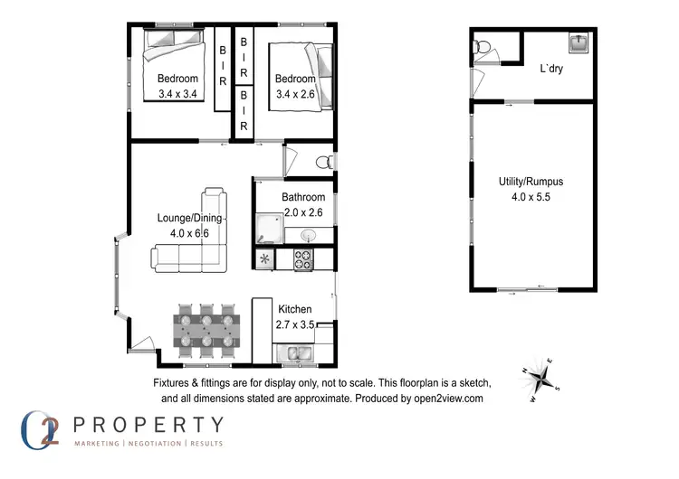 Floorplan of Homely unit listing, Unit 4/58 Joffre Street, Mowbray TAS 7248