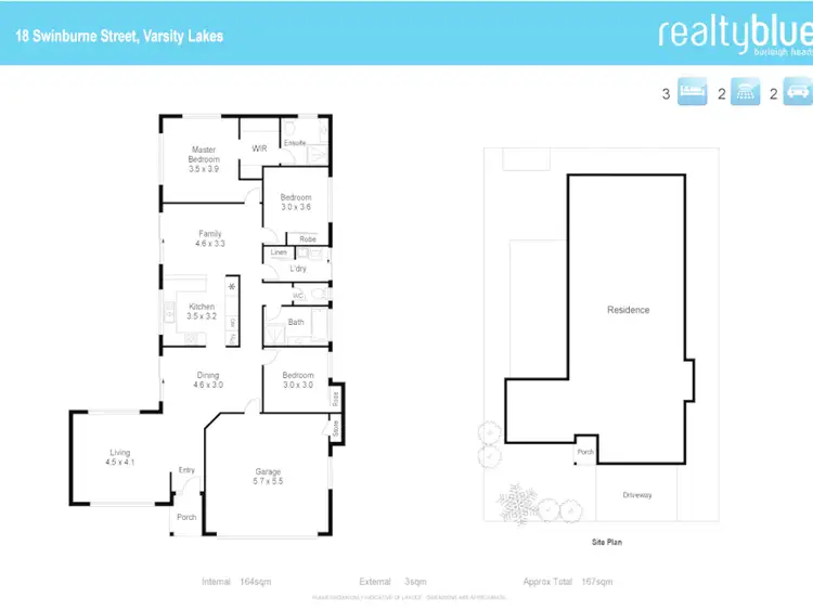 Floorplan of Homely house listing, 18 Swinburne Street, Varsity Lakes QLD 4227