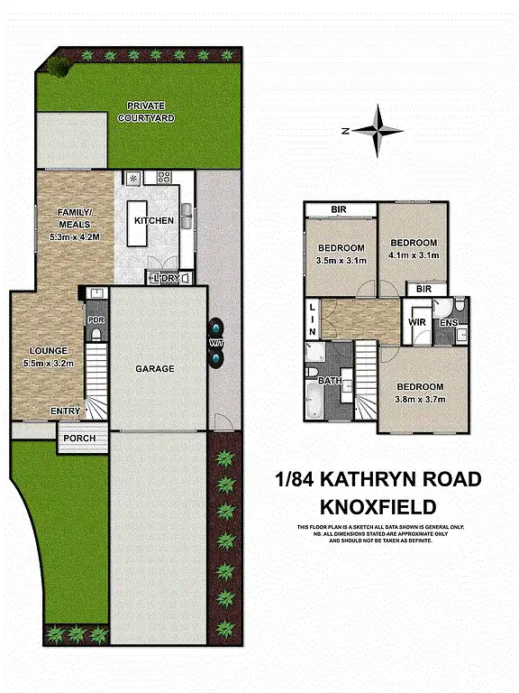 Floorplan of Homely house listing, 1/84 Kathryn Road, Knoxfield VIC 3180