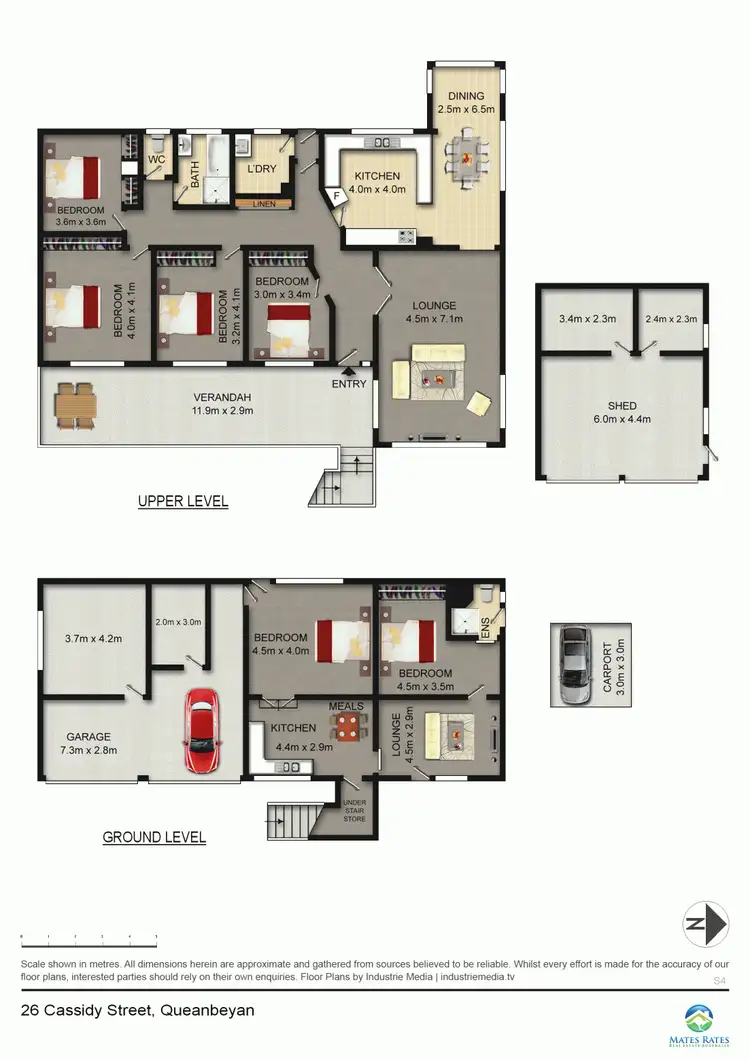 Floorplan of Homely house listing, 26 Cassidy Street, Queanbeyan NSW 2620