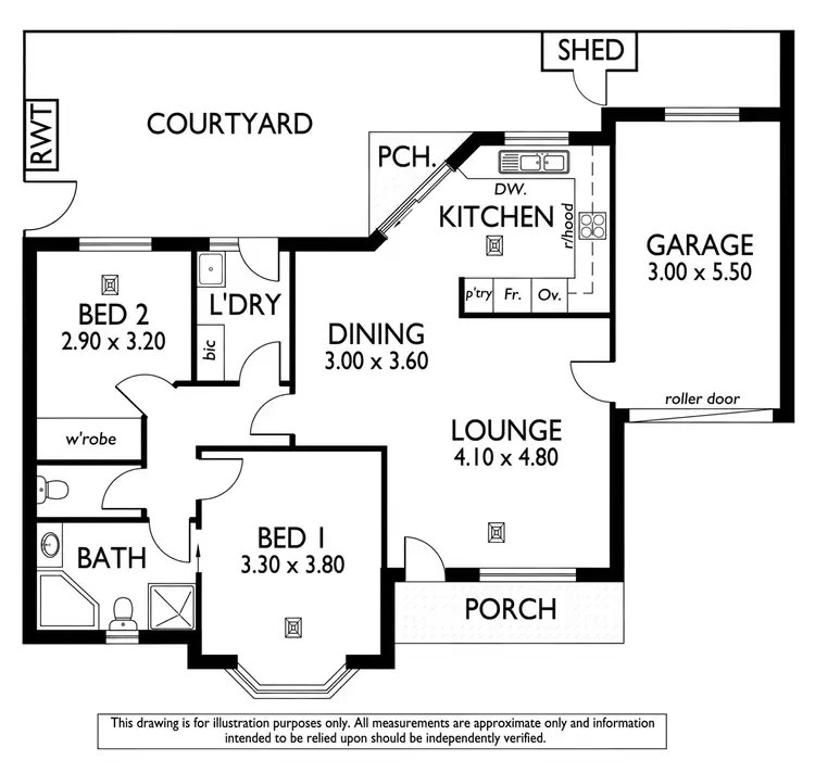 Floorplan of Homely unit listing, 4/179 Anzac Highway, Kurralta Park SA 5037