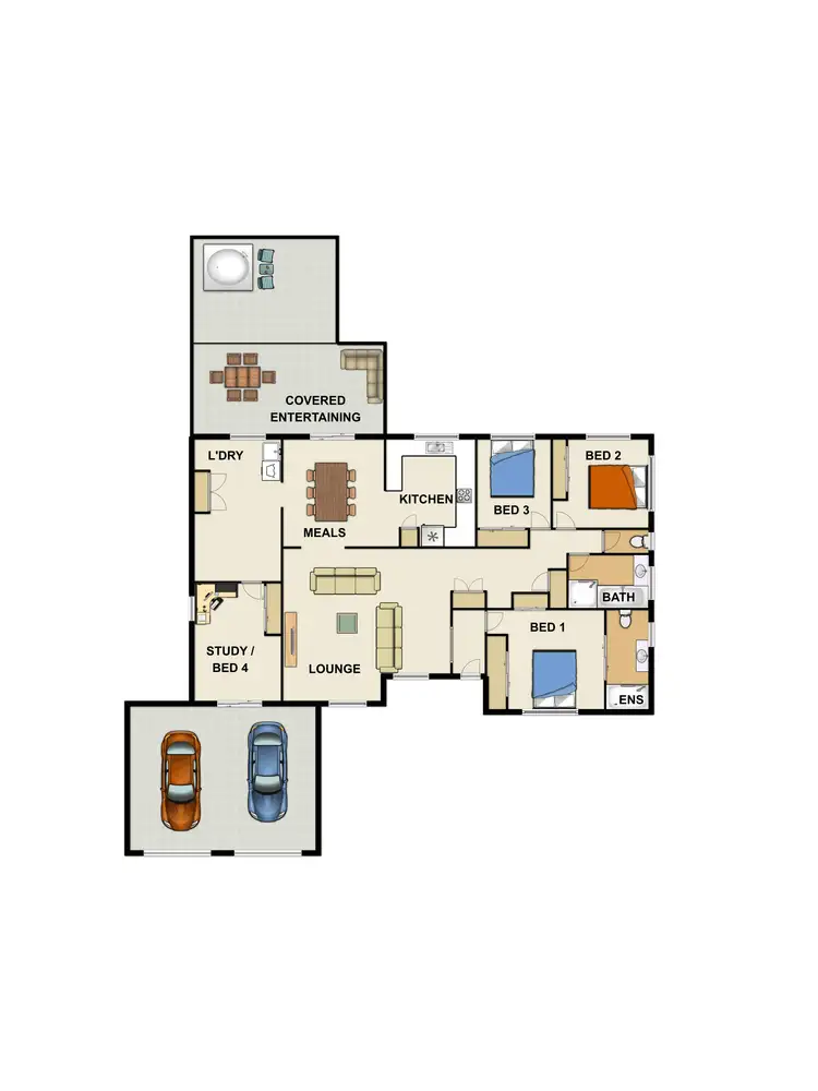 Floorplan of Homely house listing, 3 Stormbridge Court, Daisy Hill QLD 4127