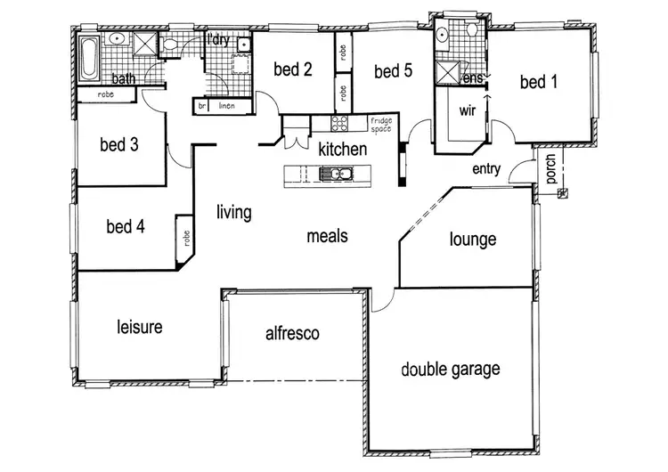 Floorplan of Homely house listing, 27 Penneshaw Crescent, Ormeau QLD 4208