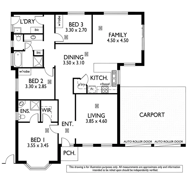 Floorplan of Homely house listing, 3/7 Clayton Avenue, Plympton SA 5038