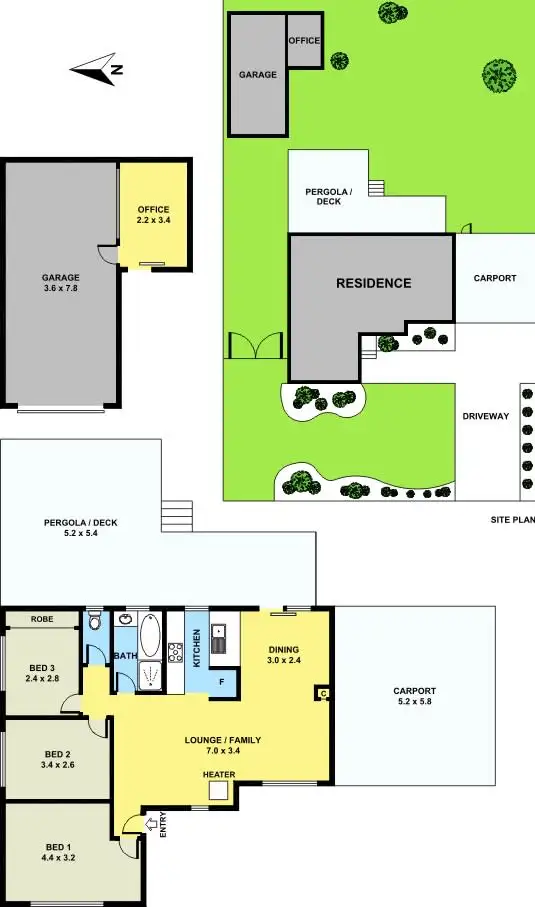 Floorplan of Homely house listing, 32 Chestnut Drive, Glossodia NSW 2756