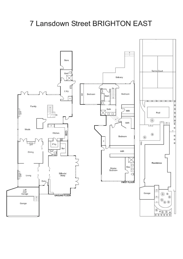 Floorplan of Homely house listing, 7 Lansdown Street, Brighton East VIC 3187