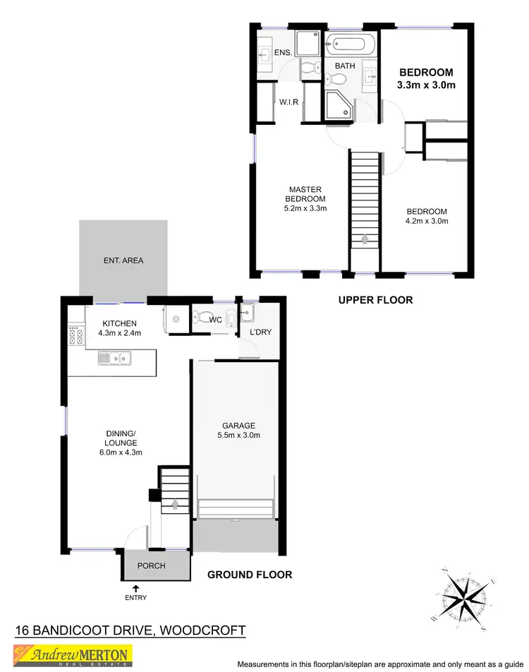 Floorplan of Homely house listing, 16 Bandicoot Drive, Woodcroft NSW 2767