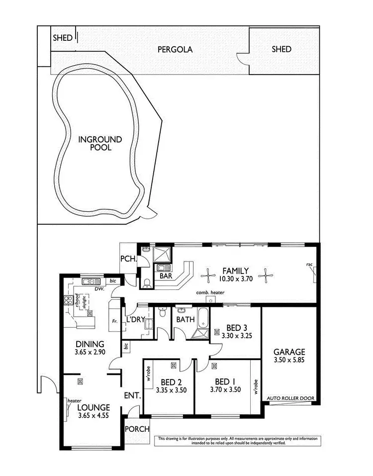 Floorplan of Homely house listing, 50 Wood Street, Kurralta Park SA 5037