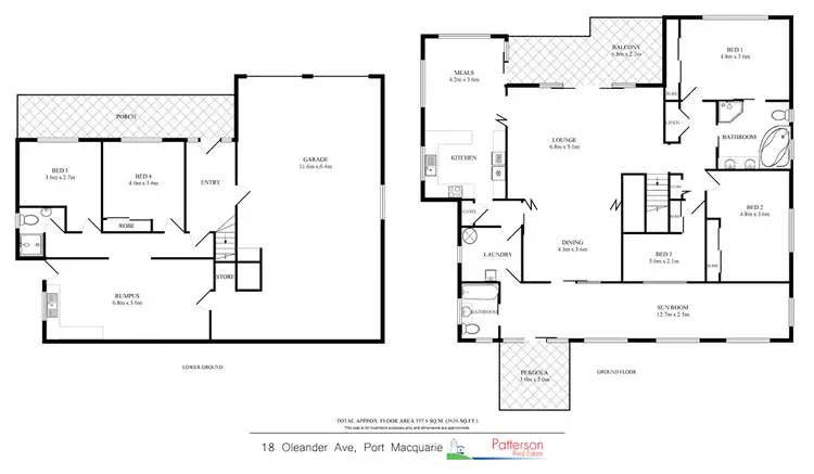 Floorplan of Homely house listing, 18 Oleander Avenue, Port Macquarie NSW 2444