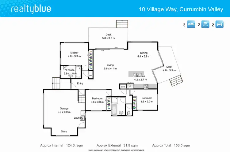 Floorplan of Homely house listing, 10 Village Way, Currumbin Valley QLD 4223