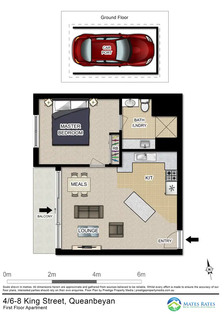 Floorplan of Homely unit listing, 4/6-8 King Street, Queanbeyan NSW 2620
