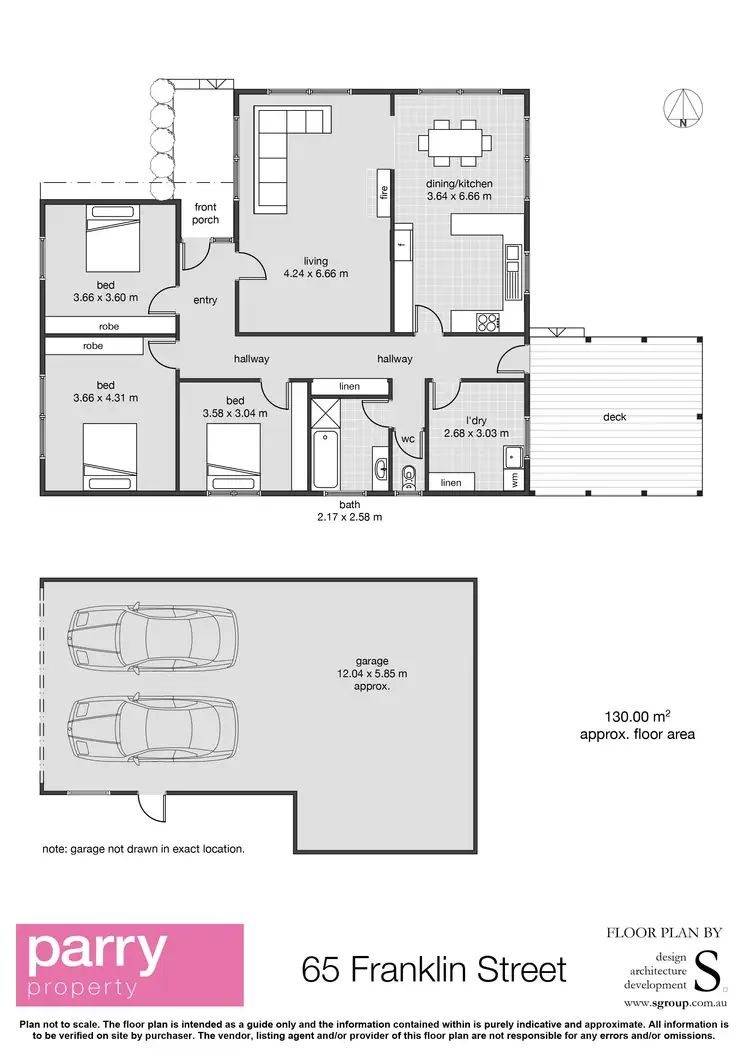 Floorplan of Homely house listing, 65 Franklin Street, Westbury TAS 7303