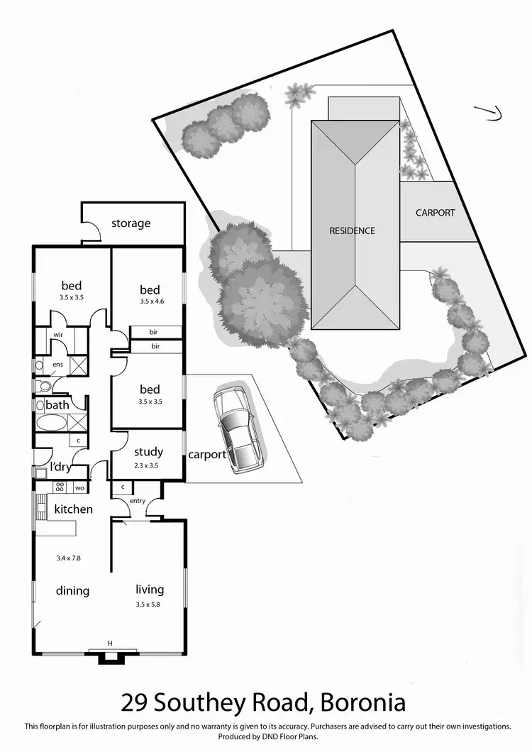 Floorplan of Homely house listing, 29 Southey Road, Boronia VIC 3155