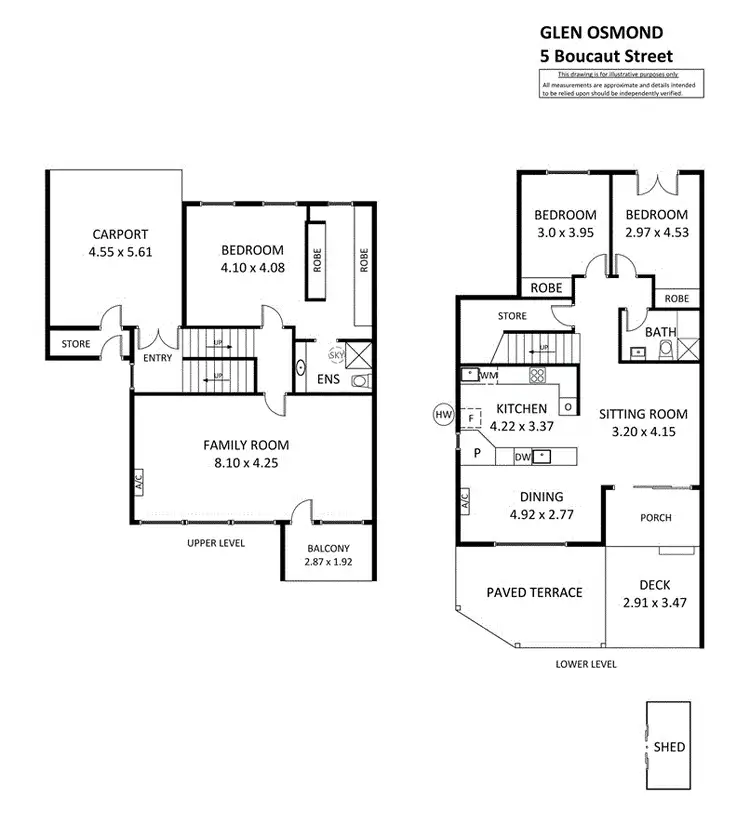 Floorplan of Homely house listing, 5 Boucaut Street, Glen Osmond SA 5064