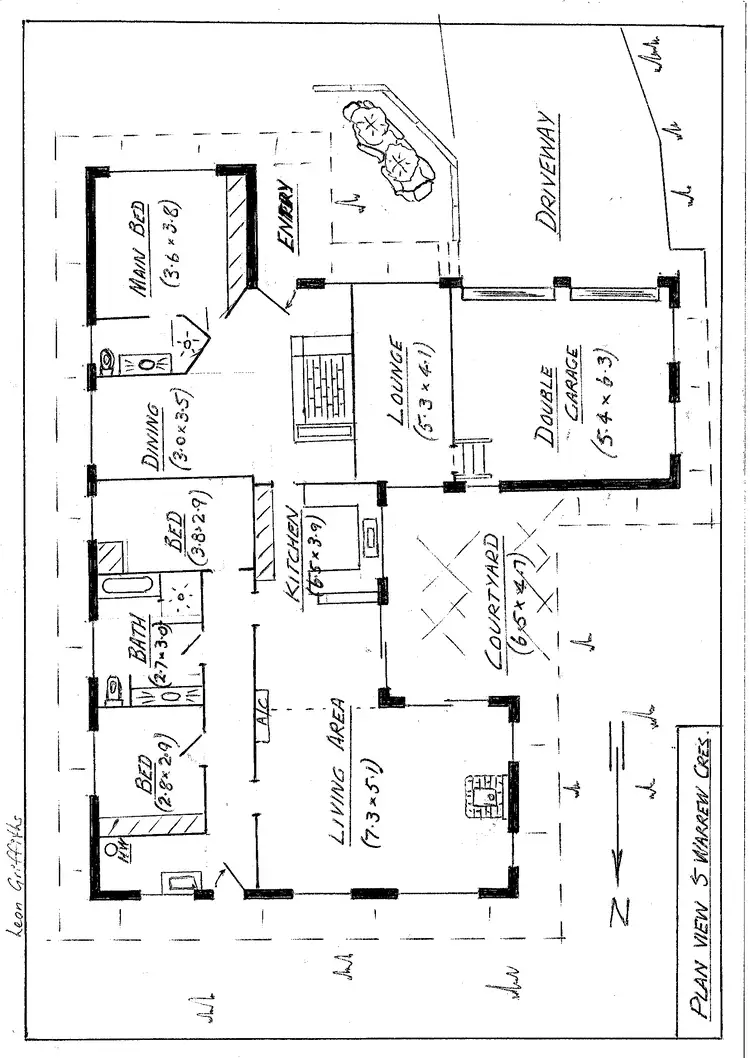 Floorplan of Homely house listing, 5 Warrew Crescent, King Creek NSW 2446