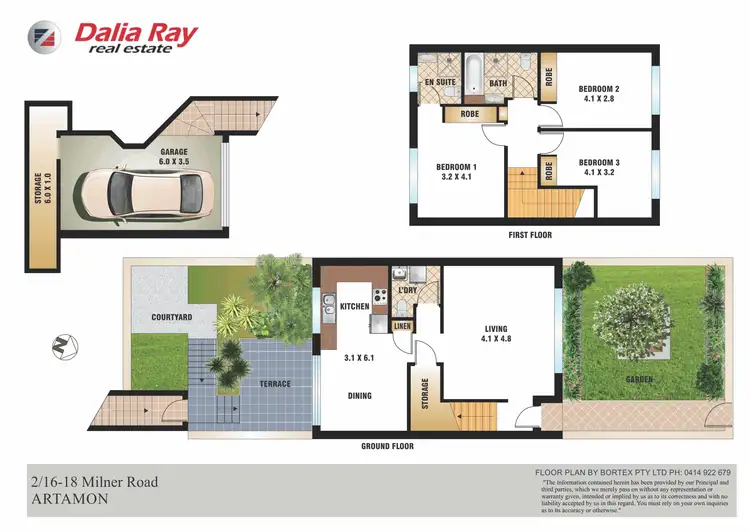 Floorplan of Homely townhouse listing, 2/16-18 Milner Road, Artarmon NSW 2064