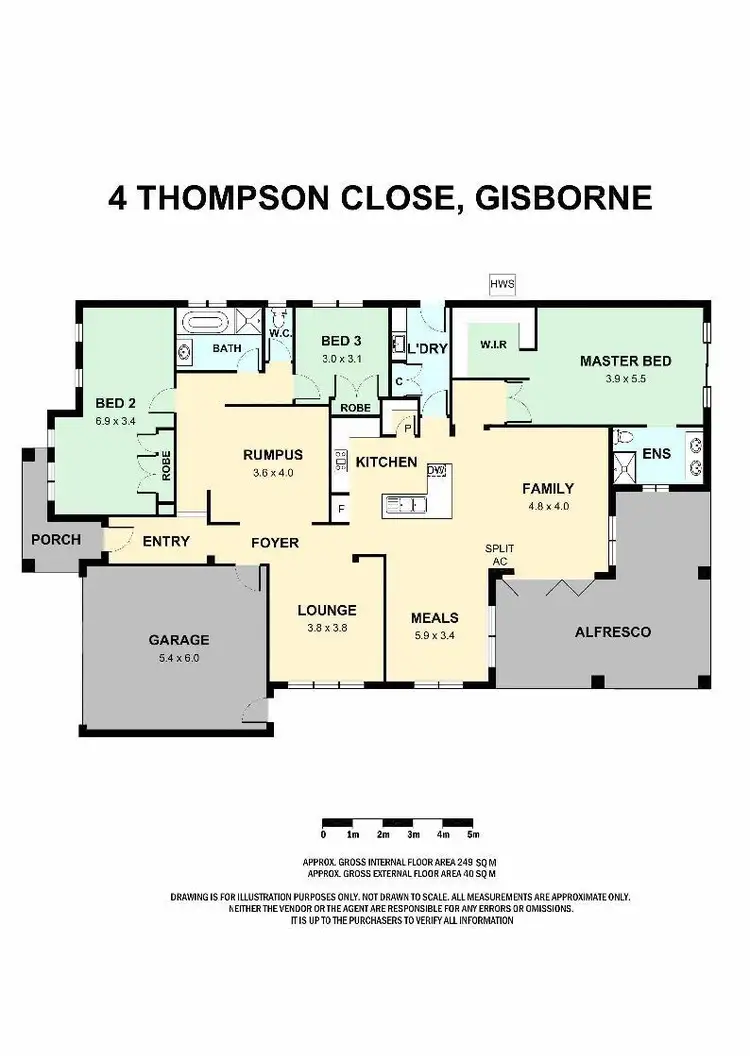 Floorplan of Homely house listing, 4 Thompson Close, Gisborne VIC 3437