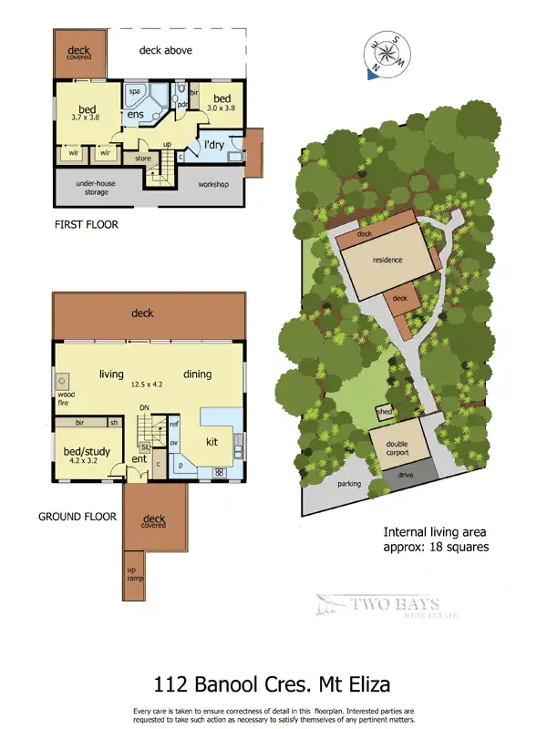 Floorplan of Homely house listing, 112-114 Banool Crescent, Mount Eliza VIC 3930