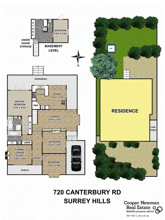 Floorplan of Homely house listing, 720 Canterbury Road, Surrey Hills VIC 3127