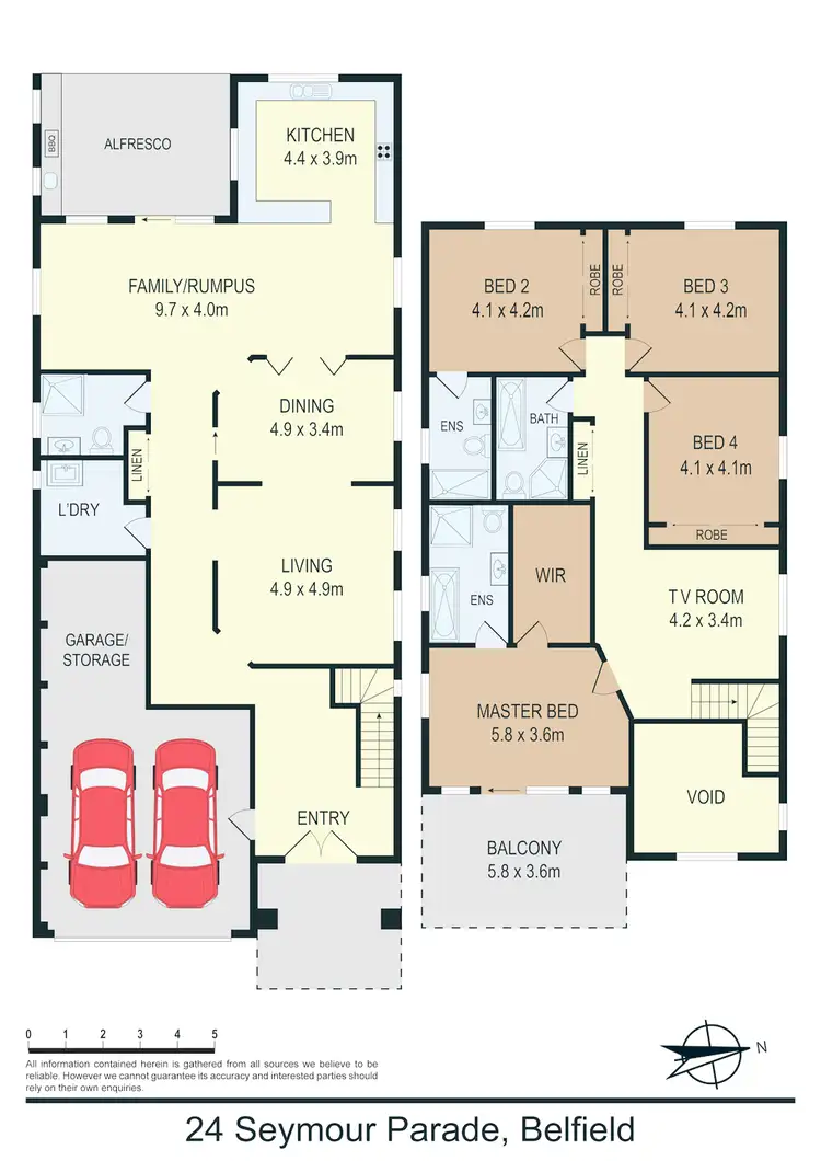 Floorplan of Homely house listing, 24 Seymour Pde, Belfield NSW 2191