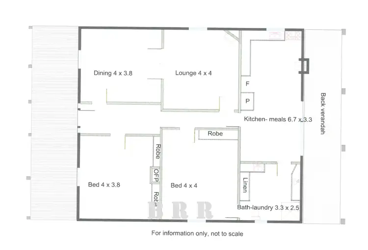Floorplan of Homely house listing, 14 Nixon St, Benalla VIC 3672