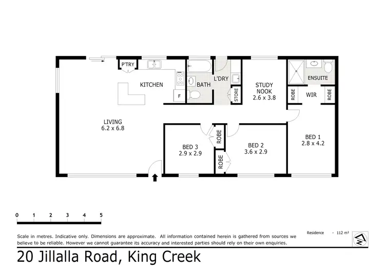 Floorplan of Homely rural property listing, 20 Jillalla Drive, King Creek NSW 2446