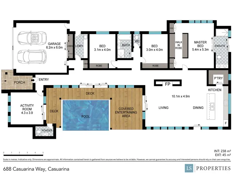 Floorplan of Homely house listing, 688 Casuarina Way, Casuarina NSW 2487