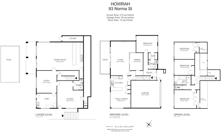 Floorplan of Homely house listing, 93 Norma Street, Howrah TAS 7018