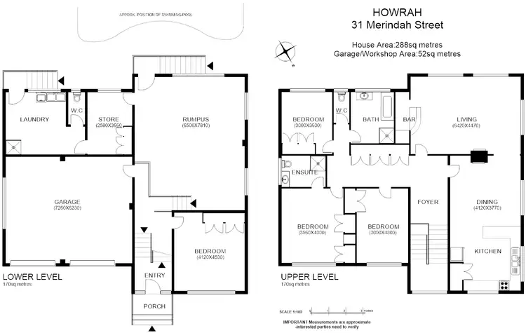 Floorplan of Homely house listing, 31 Merindah St, Howrah TAS 7018
