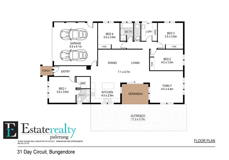 Floorplan of Homely house listing, 31 Day Circuit, Bungendore NSW 2621