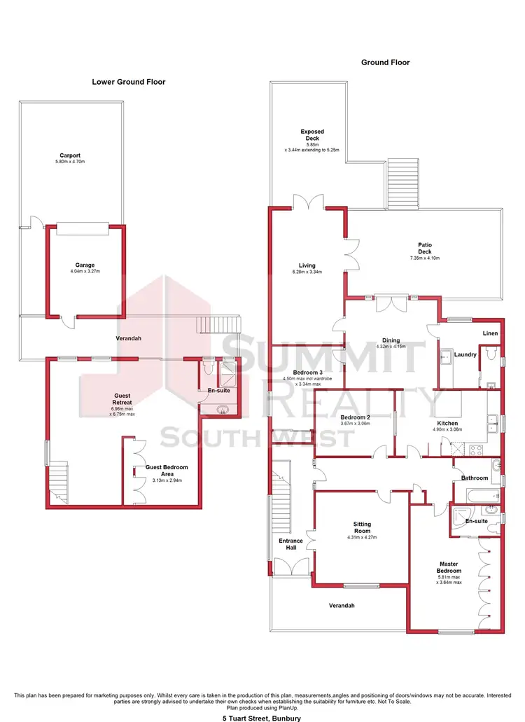 Floorplan of Homely house listing, 5 Tuart Street, Bunbury WA 6230