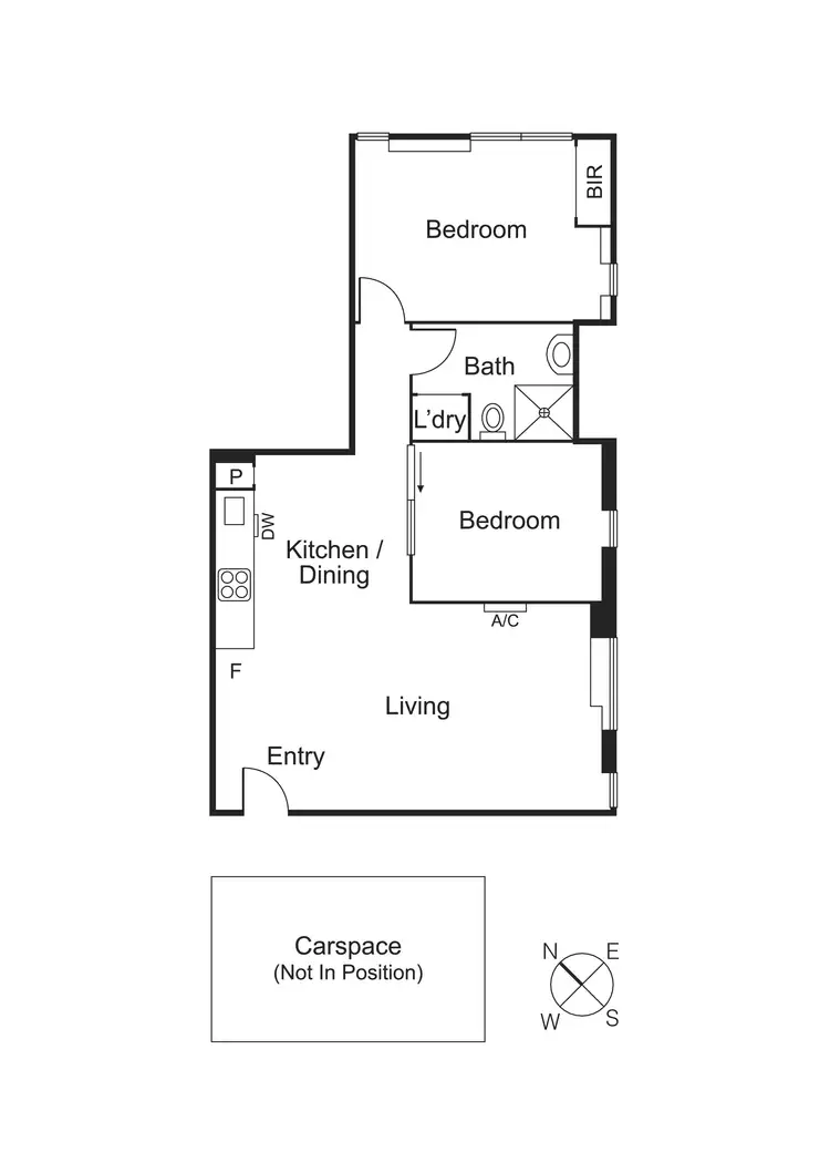 Floorplan of Homely apartment listing, G02/25 Pickles Street, Port Melbourne VIC 3207