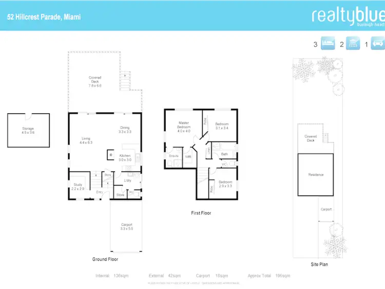 Floorplan of Homely house listing, 52 Hillcrest Pde, Miami QLD 4220