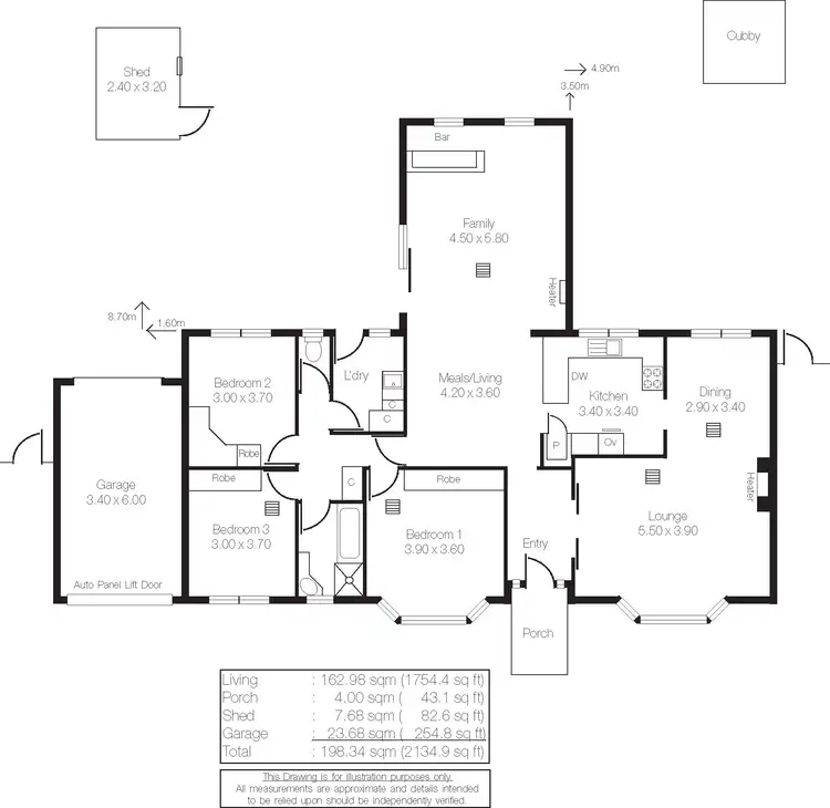 Floorplan of Homely house listing, Address available on request
