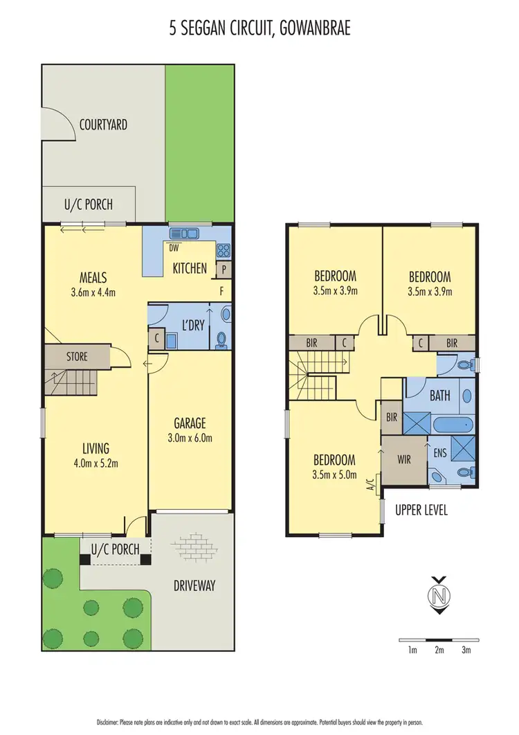 Floorplan of Homely townhouse listing, 5 Seggan Circle, Gowanbrae VIC 3043