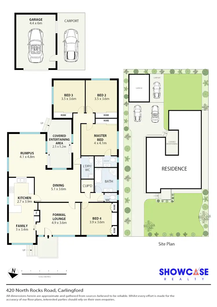 Floorplan of Homely house listing, 420 North Rocks Rd, Carlingford NSW 2118