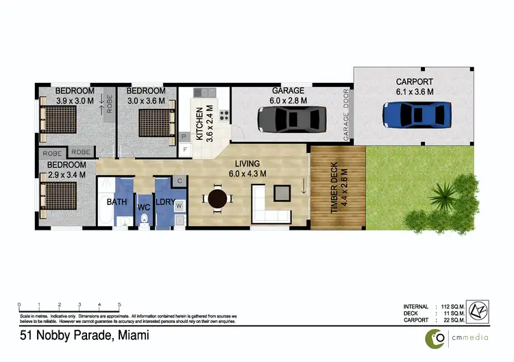 Floorplan of Homely house listing, 51 Nobby Parade, Miami QLD 4220