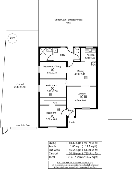Floorplan of Homely house listing, 34 & 36 Amport Street, Elizabeth North SA 5113